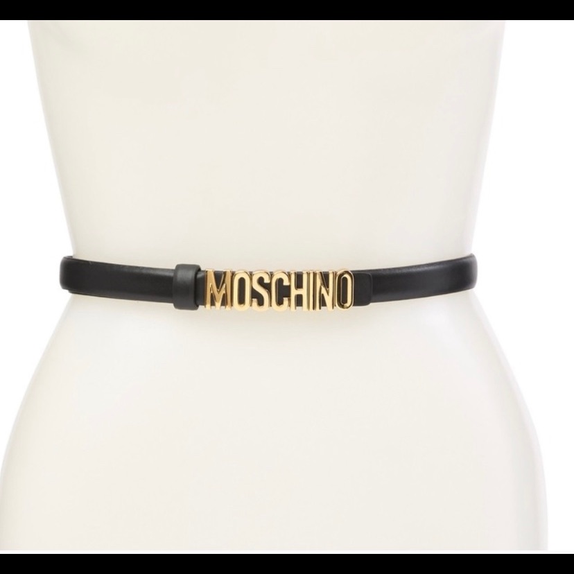 Moschino Leather Belt Authentic
